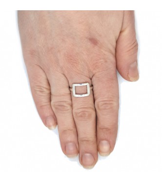 R002253 Handmade Sterling Plain Simple Silver Stylish Ring Genuine Solid Stamped 925